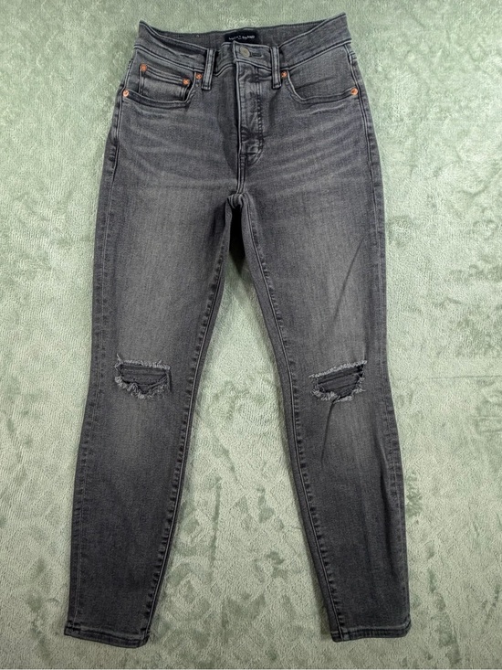 Lucky Brand Denim - Lucky Brand Women’s Skinny Jeans in Washed Black with Knee Rips